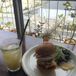 n.b.cafe - ハンバーガーセット❤︎