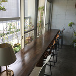 n.b.cafe - カウンター席に座りました