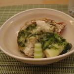 菜のはな - かにの蒸し物