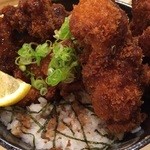 山科酒場 見聞録 - ボリューム満点の鶏カツ丼