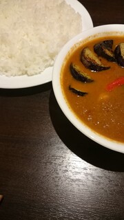 curry 草枕 - ナスとチキン