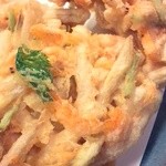 御料理 めなみ - 桜エビと生姜のかき揚げ
