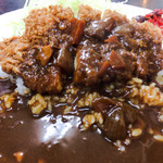 キッチン南海 早稲田店 - カツカレーアップ