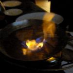 ボウ・デパール青山倶楽部 - リキュールをフランベ