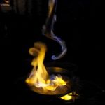 ボウ・デパール青山倶楽部 - リキュールをフランベ