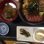 たきわ - マグロ平目ズケ丼