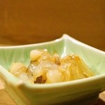 うを徳 - 2015.5 式根島赤イカ生ゲソ生姜醤油