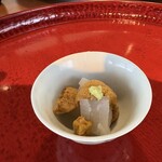 小田井宿 豊庵 - エゾバフン雲丹とイカ