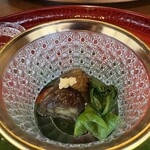 小田井宿 豊庵 - 茄子・満願寺唐辛子・金時草の煮びたし