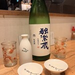 焼鳥 ふくなが - 冷酒は福岡県の独楽蔵