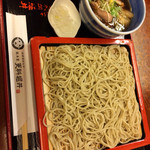 総本家更科堀井 - 鴨南せいろ 1800