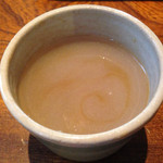 志蕎庵 江月 - 食後の蕎麦湯  トロットロッ❗️