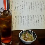 軽食酒場 鳥あえず… びーる - 付きだし