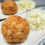 柿安ダイニング - 料理写真:メンチカツ400円（税抜）×２　