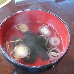 焼肉 ぐろーばる - ランチセットのスープ。