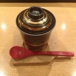 鮨し人 - 梅酢餡の茶碗蒸し