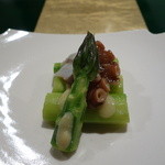 野嵯和 - グリーンアスパラと手長タコ