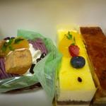Avance - 紫芋モンブラン、レアチーズケーキ、オーサンマルク