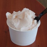 七色冷菓 - 料理写真:ジェラートシングル500円「白桃」