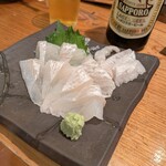居酒屋 いま家 - カレイの刺身1,100円。最高でした。
