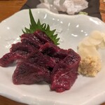 居酒屋 いま家 - くじら赤身1,100円。