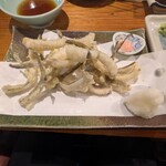 居酒屋 いま家 - メゴチ天ぷら。今日の準優勝でした。