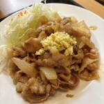 笑姜や - しょうが焼き定食特製醤油味　810円税込
肉大盛　240円税込