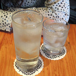 十勝亭 - 【2015年5月】チューハイ390円、芋焼酎ロック390円