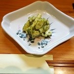 ほむら - ネマガリタケとイカの木の芽味噌和え