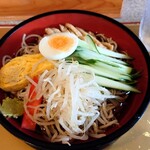 松月庵 - 五目冷しきつねそば：¥1,100