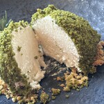 KOBACHI Cafe 奥松庵 - 苔玉チーズケーキ