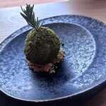 KOBACHI Cafe 奥松庵 - 苔玉チーズケーキ