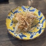食堂 高架橋 - ホワイトアスパラガスと焼き茄子のお浸し