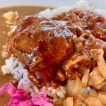 すき家 - 料理写真:ポークロックのアップ