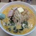 味の札幌 大西 - 味噌カレー牛乳ラーメン バター入 大盛