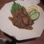 ヒガシノホウ - ホタルイカ沖漬、ちょっと燻製の香りした。どうやったの？うまいね。