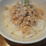 中華そば さかうち - そぼろごはん。美味！