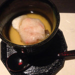 Roku - 下は具無し茶碗蒸し上に白身魚とすり身にあんかけ
