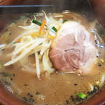 大穀 - セットメニュー(赤味噌ラーメン・餃子4個・半ライス)　1,000円