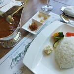 レストラン 竜神亭 - メイン、カレー。これ、大好き♥