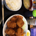 ごはんの店 絆 - ランチ  ヒレカツ600円 おかず大盛+100円