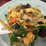 草魚 - 肉と卵の炒り付け