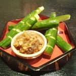 三代目 まる天 - もろきゅう。味噌がうまい！