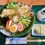 そばの実 - 料理写真:「天ぶっかけ」@2150＋「大盛り」@300