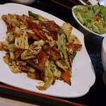 中華ダイニング 桂彩魚 - 回鍋肉定食830円