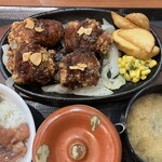 からやま  - 料理写真:鉄板ワイルドからテキ定食