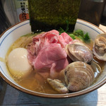 中華そば 四つ葉 - 特製蛤そば¥1050(特製:チャーシュー増し&味玉)