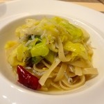 ナチュラルダイエットレストラン NODO - しらすとキャベツのペペロンチーノ（252. 1kcal、糖質 33. 2g）