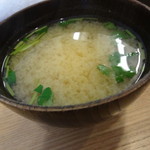 すし処 つま美 - ランチ　赤だし