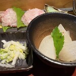 鯛めし槇 - 大根　白菜漬物